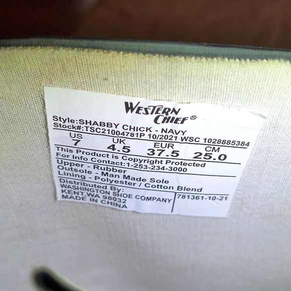 COPY - NWT, Western Chief Rain/Casual Boots (Waterproof) - Picture 9 of 11